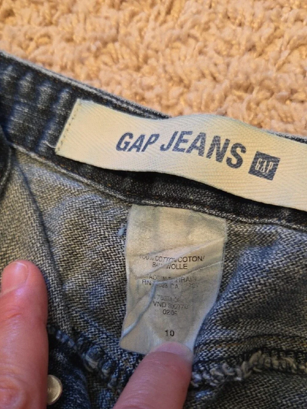 GAP Light Blue Denim Maxi Skirt